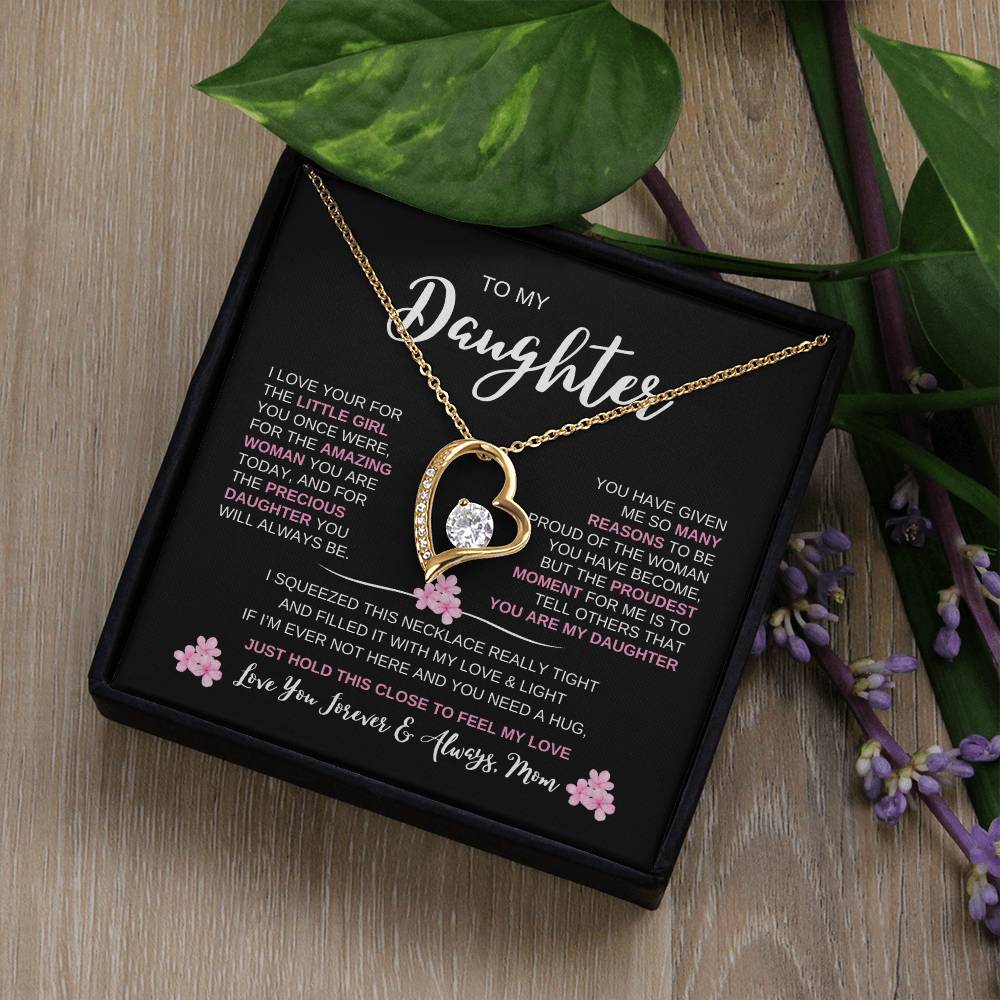 To My Daughter | Forever Love Necklace (P)