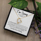 I'm Sorry  For Hurting You | Forever Love Necklace wb