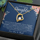 To My Amazing Daughter | Forever Love Necklace-Bl