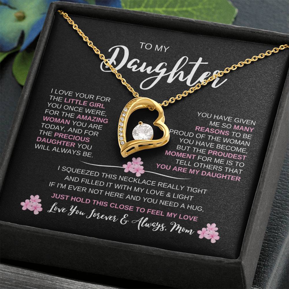 To My Daughter | Forever Love Necklace (P)