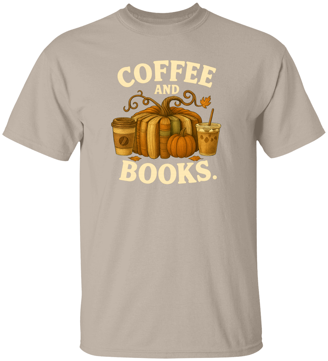 Coffee and Books Cozy Reader T-Shirt/Sweatshirt/Hooded Sweatshirt • Book Club Gift for Women • Autumn Coffee Lover Graphic Tee