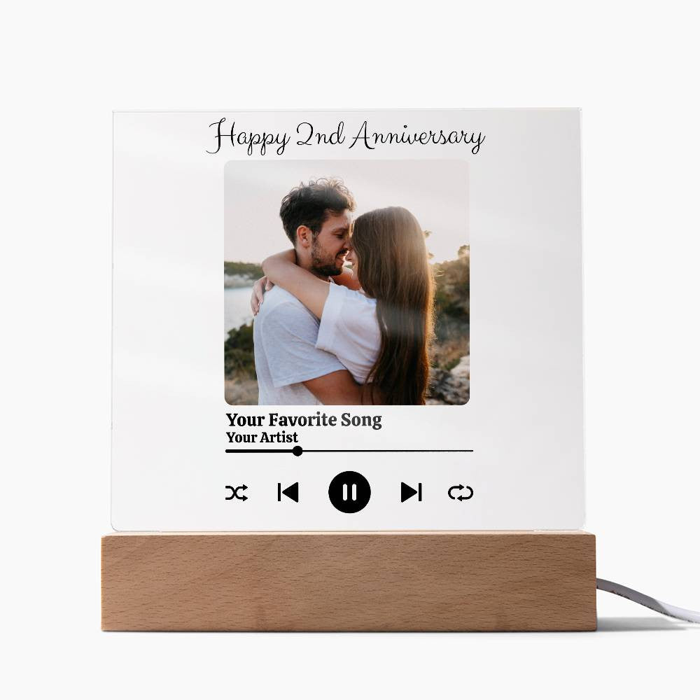 Personalized Song Player | Acrylic Square Plaque