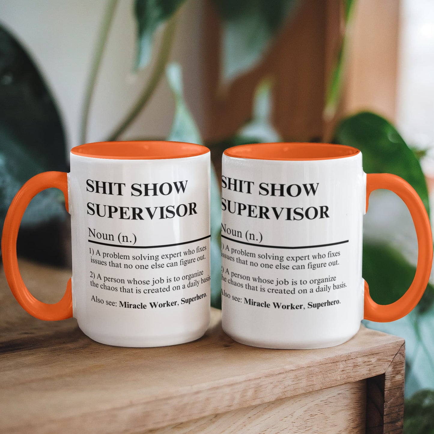 SH*T SHOW SUPERVISOR - Color Accent Mugs
