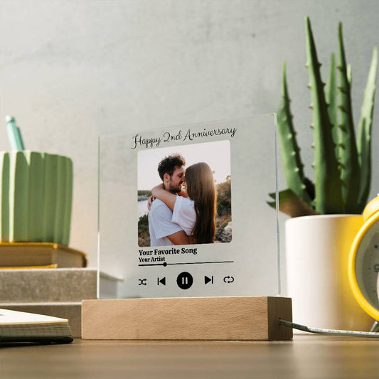 Personalized Song Player | Acrylic Square Plaque