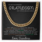 TO MY GRANDSON ON GRADUATION DAY | CUBAN LINK