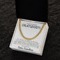 To My Grandson | Cuban Link Chain