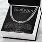 TO MY GRANDSON ON GRADUATION DAY | CUBAN LINK