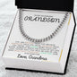 To My Grandson | Cuban Link Chain